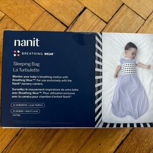 Brand new unopened Nanit Lilac Purple Sleeping Bag Size 12-24 months